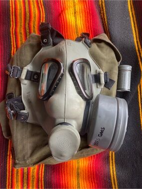 US Military Surplus Gas Mask - Olive Drab Gray